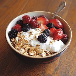 Receta de Gachas de avena al microondas