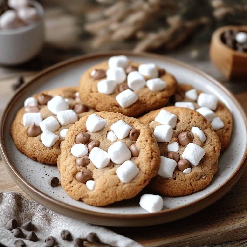 Galletas con malvaviscos