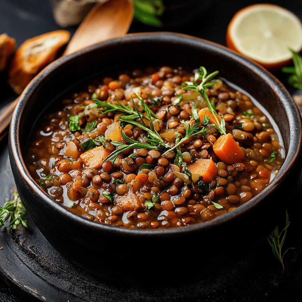 Receta de Lentejas para niños