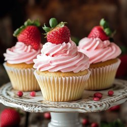 Receta de Cupcakes de Fresa