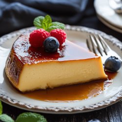 Receta de Flan napolitano con queso Philadelphia