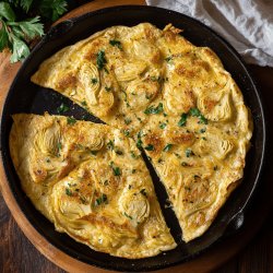 Receta de Tortilla de alcachofas