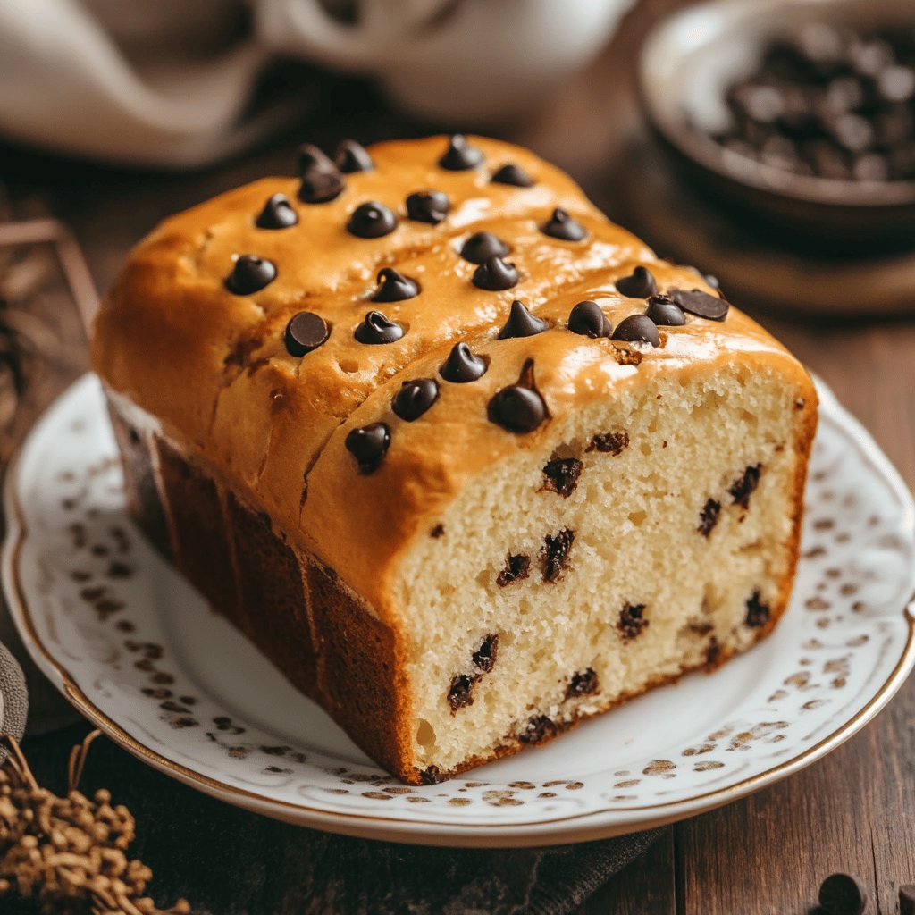 Receta de Pan dulce con chispas de chocolate