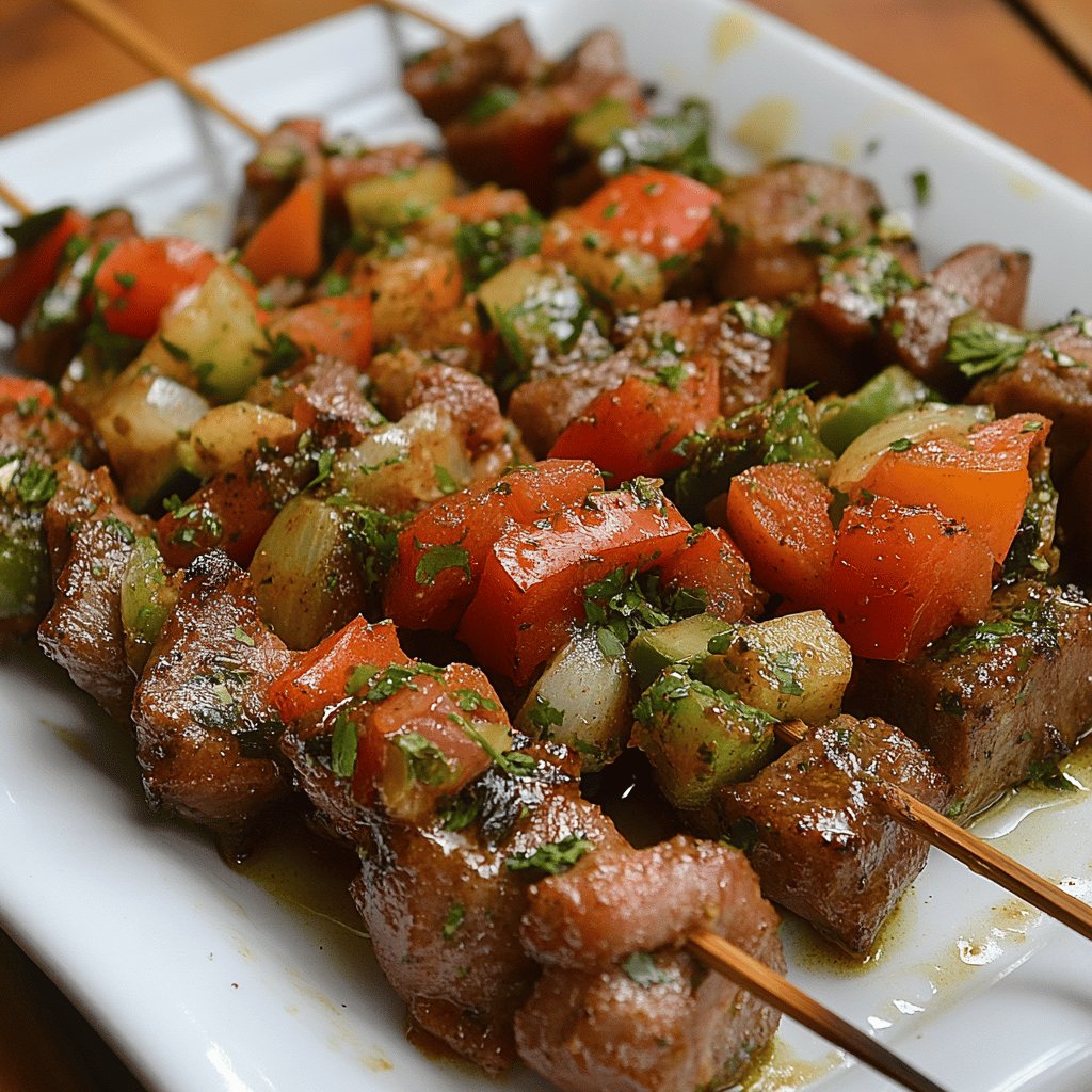 Receta de Anticuchos bolivianos