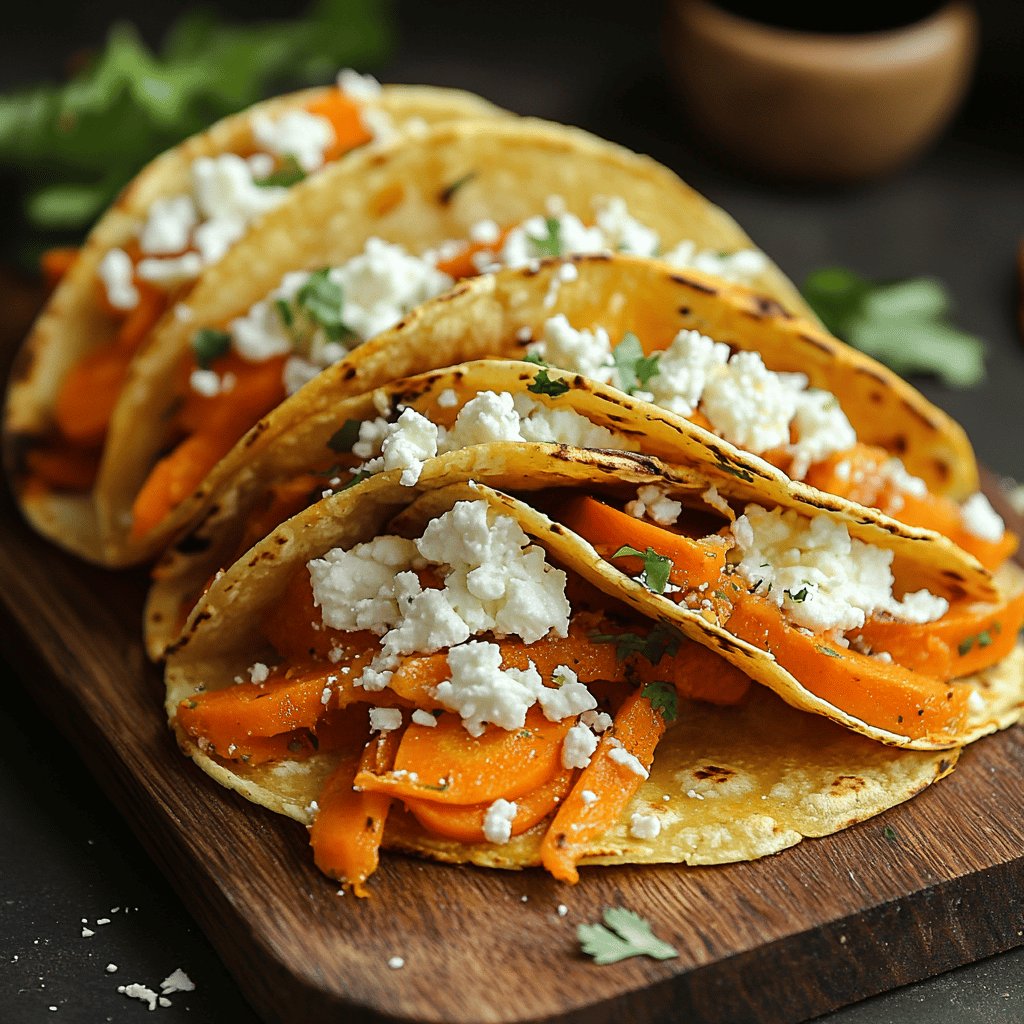 Tacos dorados de zanahoria con queso