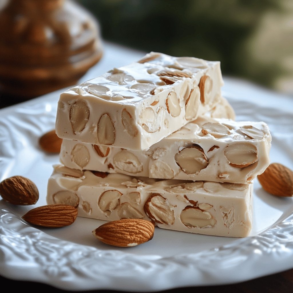 Turrón de almendra fácil y rápido