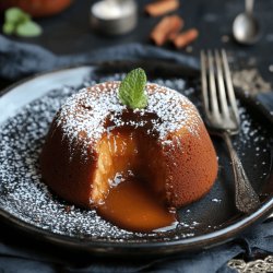 Receta de Volcán de dulce de leche