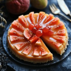 Receta de Flan de guayaba sin horno