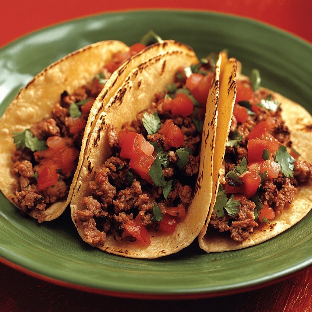 Receta de Tacos de carne asada