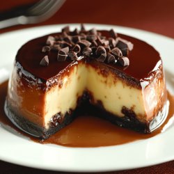 Receta de Chocoflan decorado