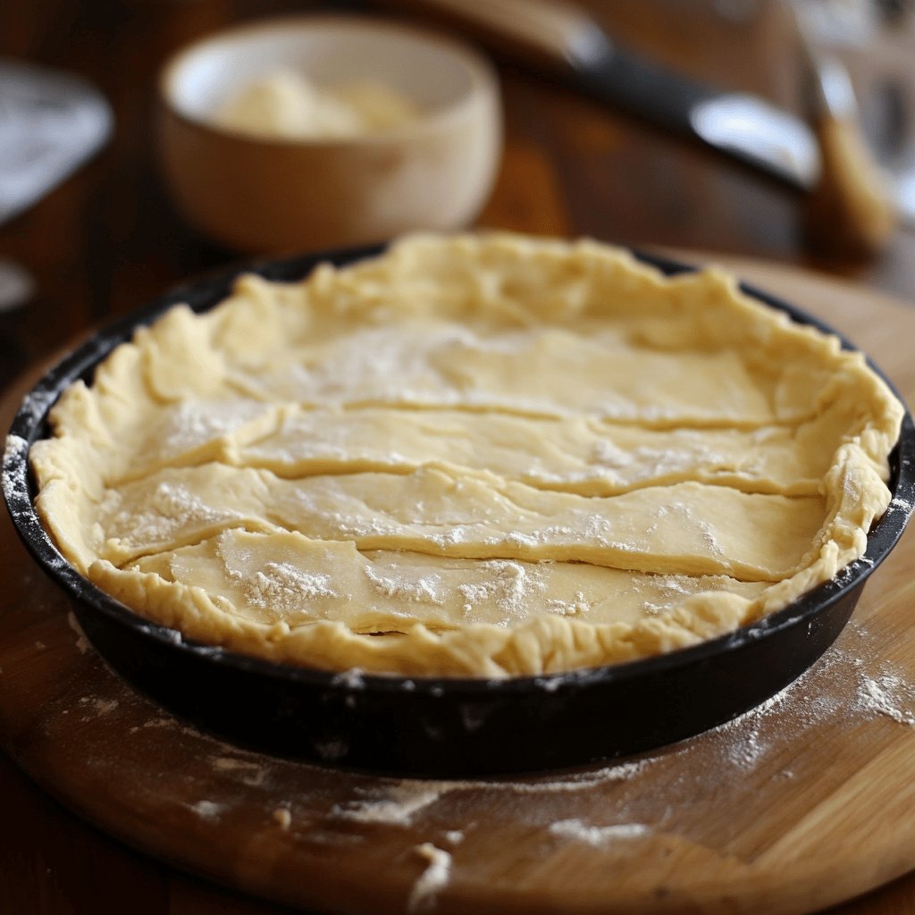 Masa para torta de fiambre licuada