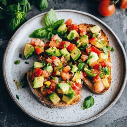 Bruschetta con palta