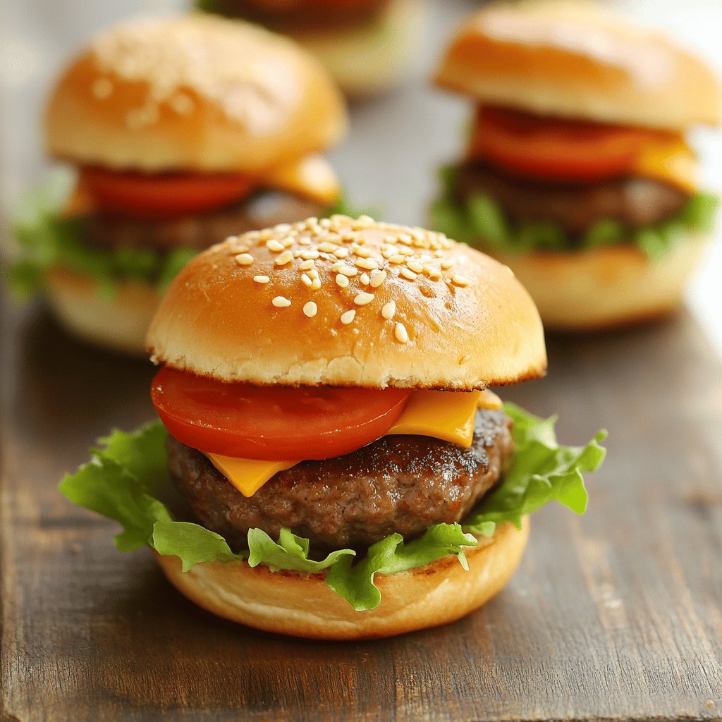 Receta de Mini hamburguesas para niños