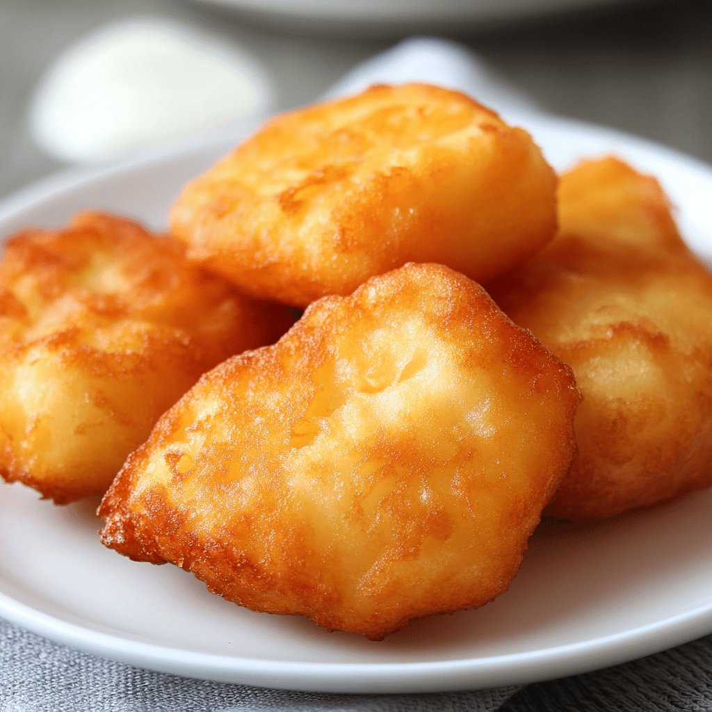 Buñuelos colombianos de maicena