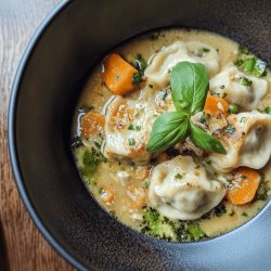 Receta de Dumplings de pollo y verduras