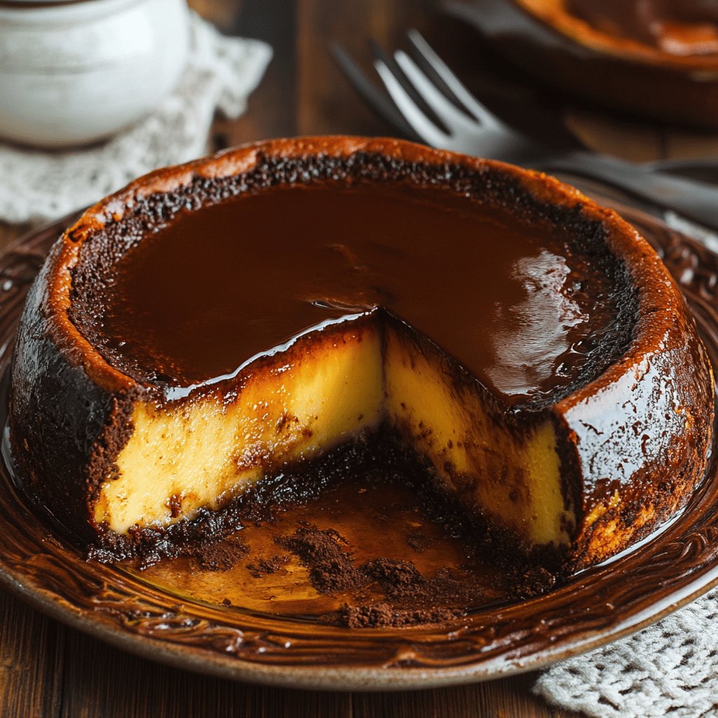 Receta de Chocoflan mexicano