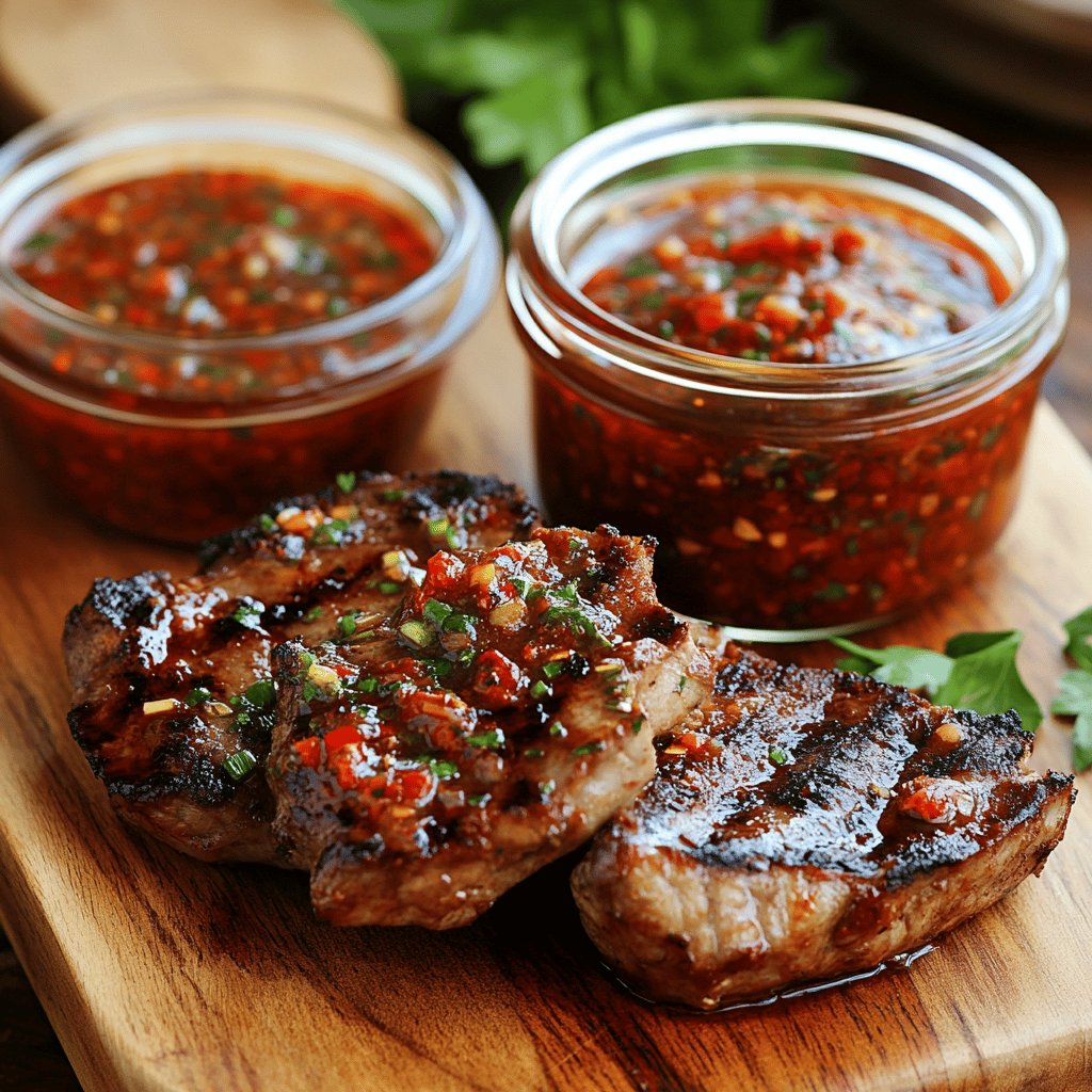 Receta de Salsa para carnes asadas