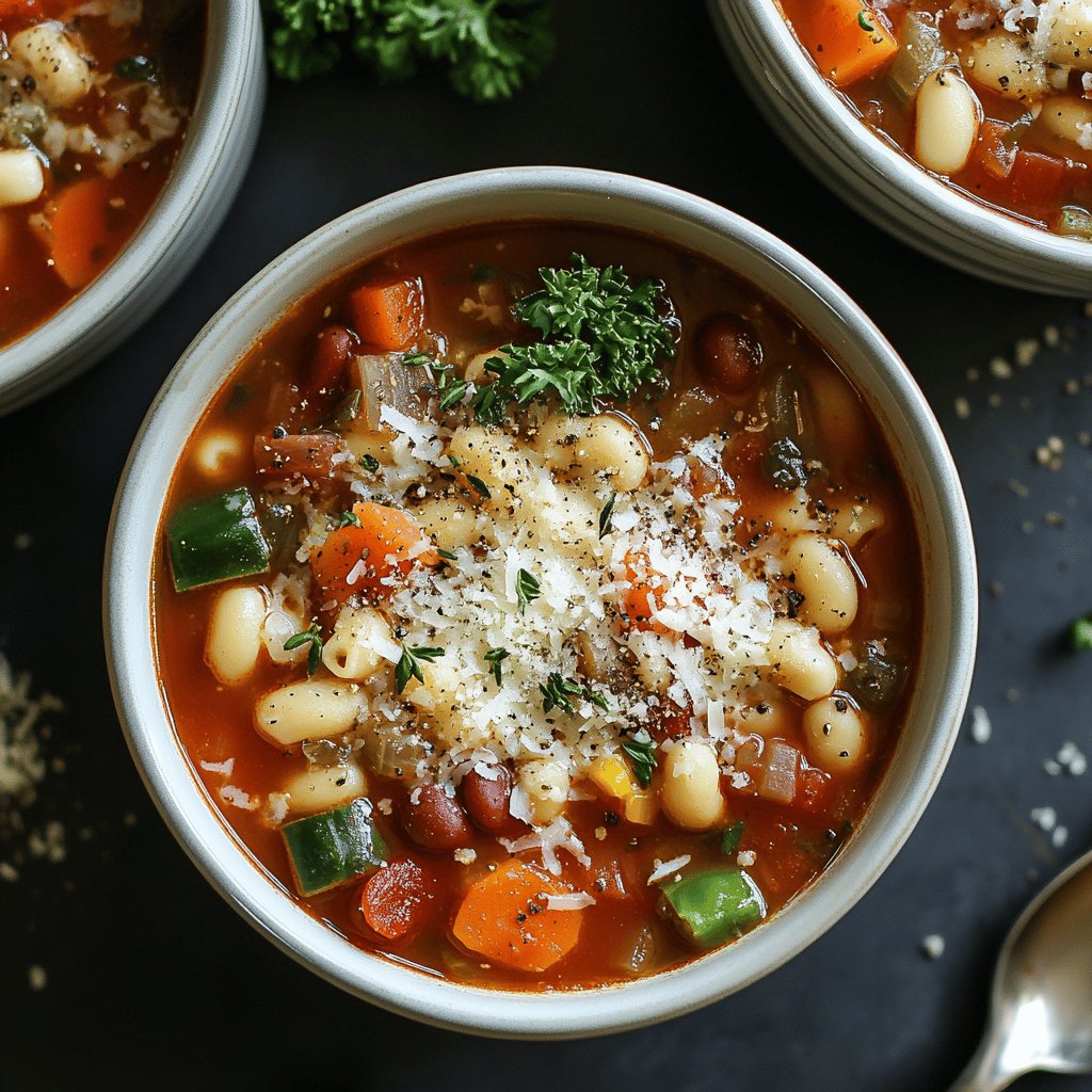 Sopa Minestrone Fácil