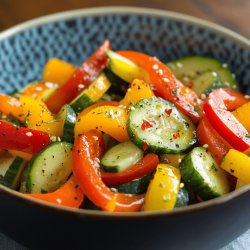 Verduras a la vinagreta picante