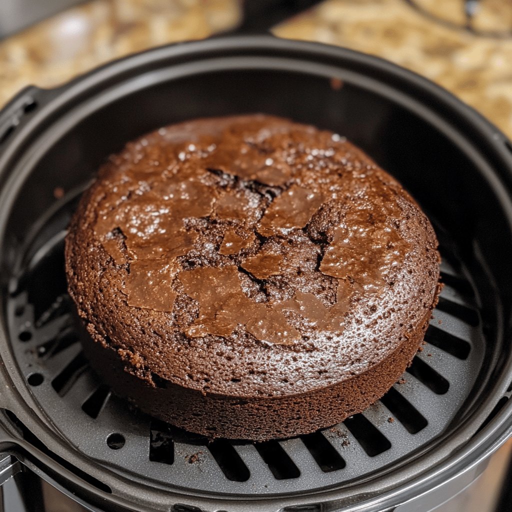 Receta de Bizcocho de chocolate en freidora de aire