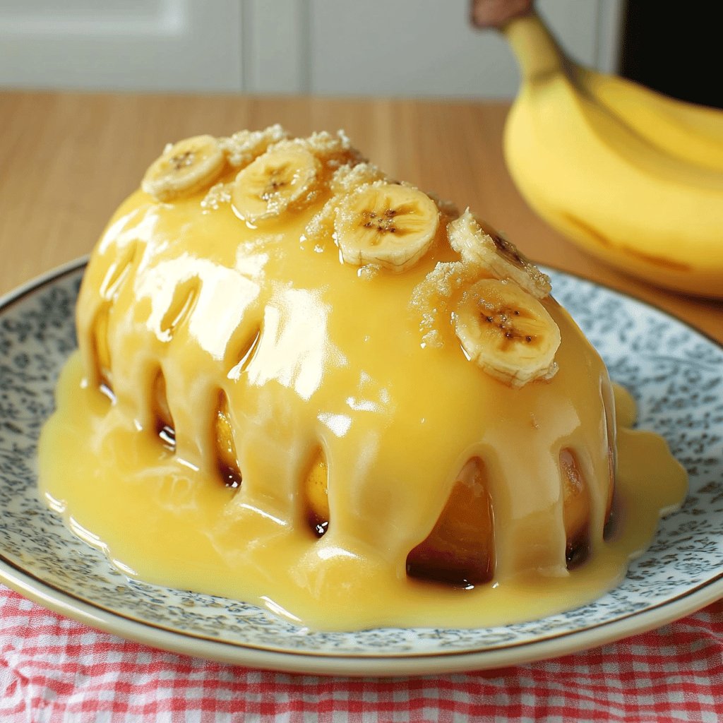 Bolo de Banana de Liquidificador