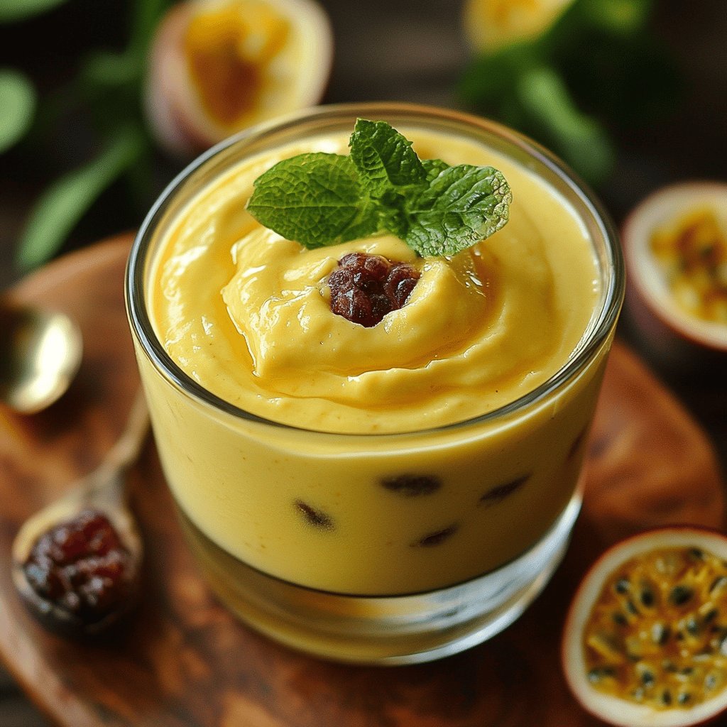 Deliciosa Mousse de Maracujá