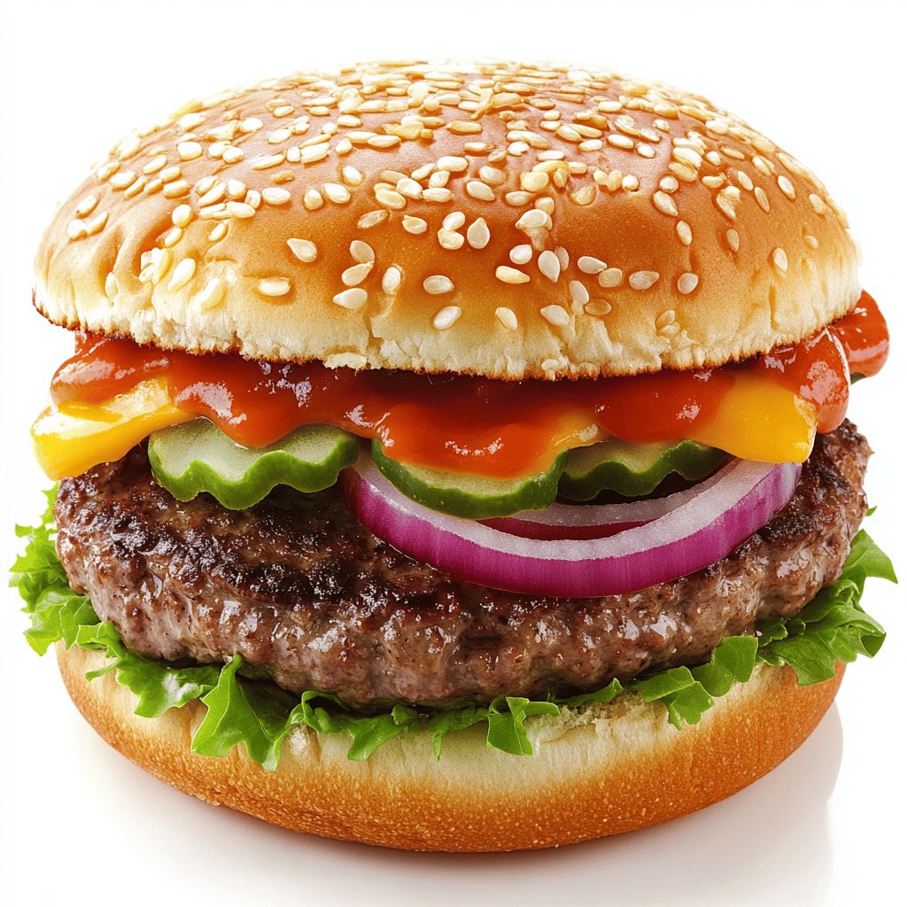 Hambúrguer Caseiro Delicioso