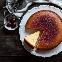 Bolo de Fubá com Goiabada