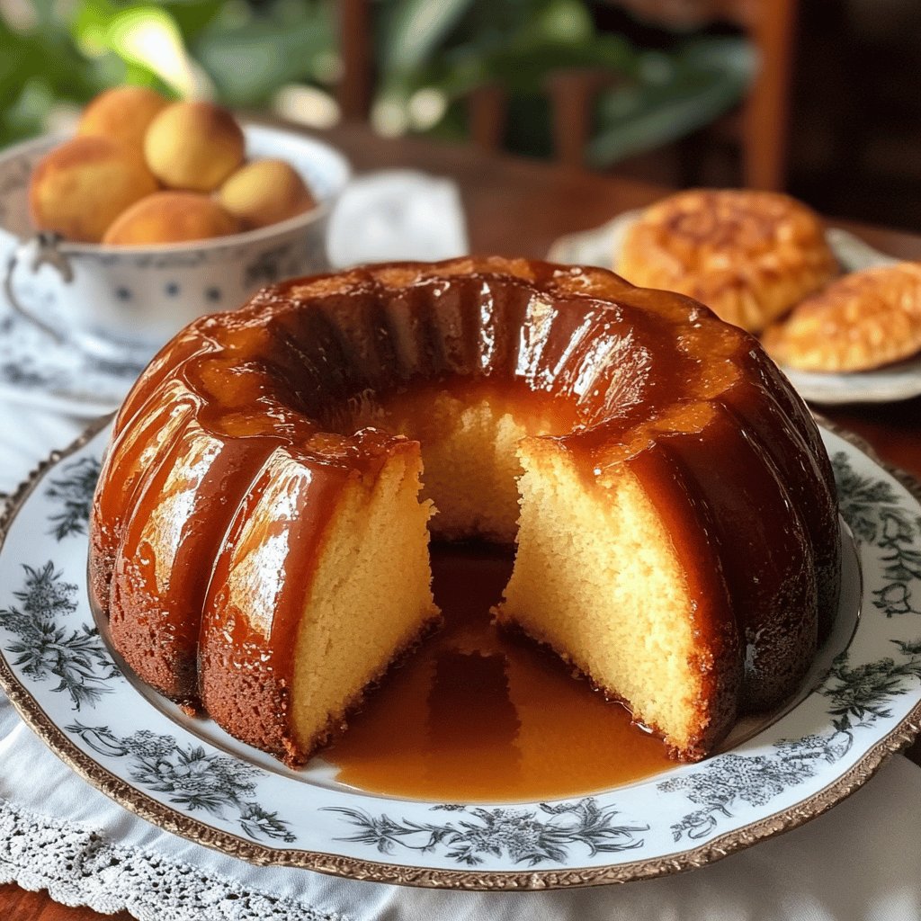 Bolo de Fubá com Goiabada