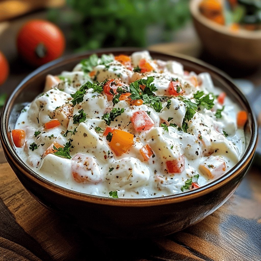 Salada de Repolho Cremosa