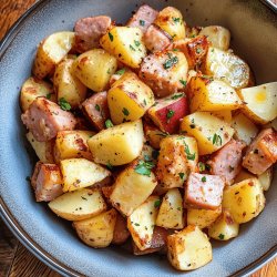 Jantar Rápido de Maçãs e Presunto