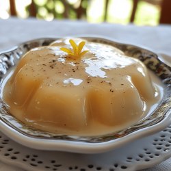 Gelatina Cremosa com Creme de Leite