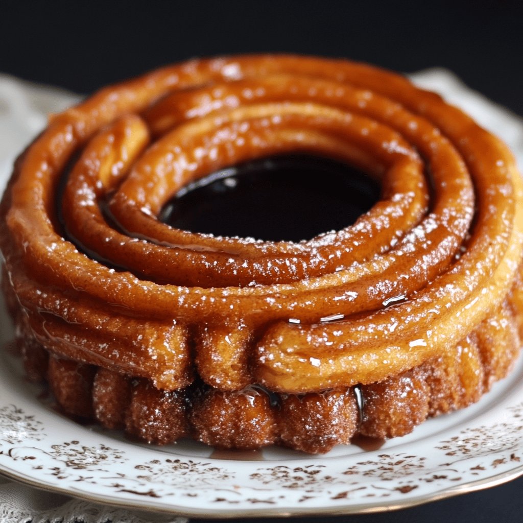 Bolo de Churros Invertido