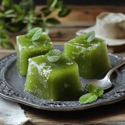 Cubinhos de Doce de Mamão Verde