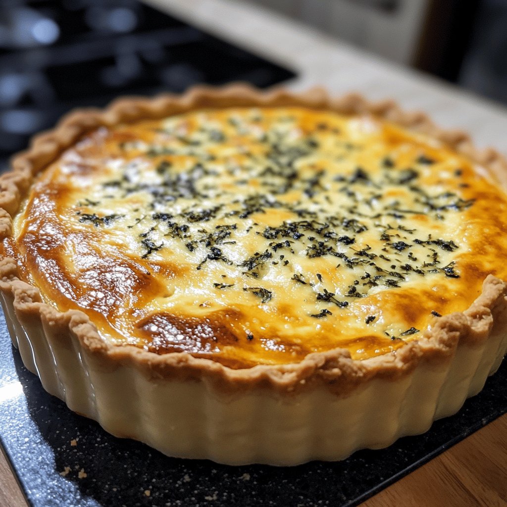 Quiche de Queijo Fácil