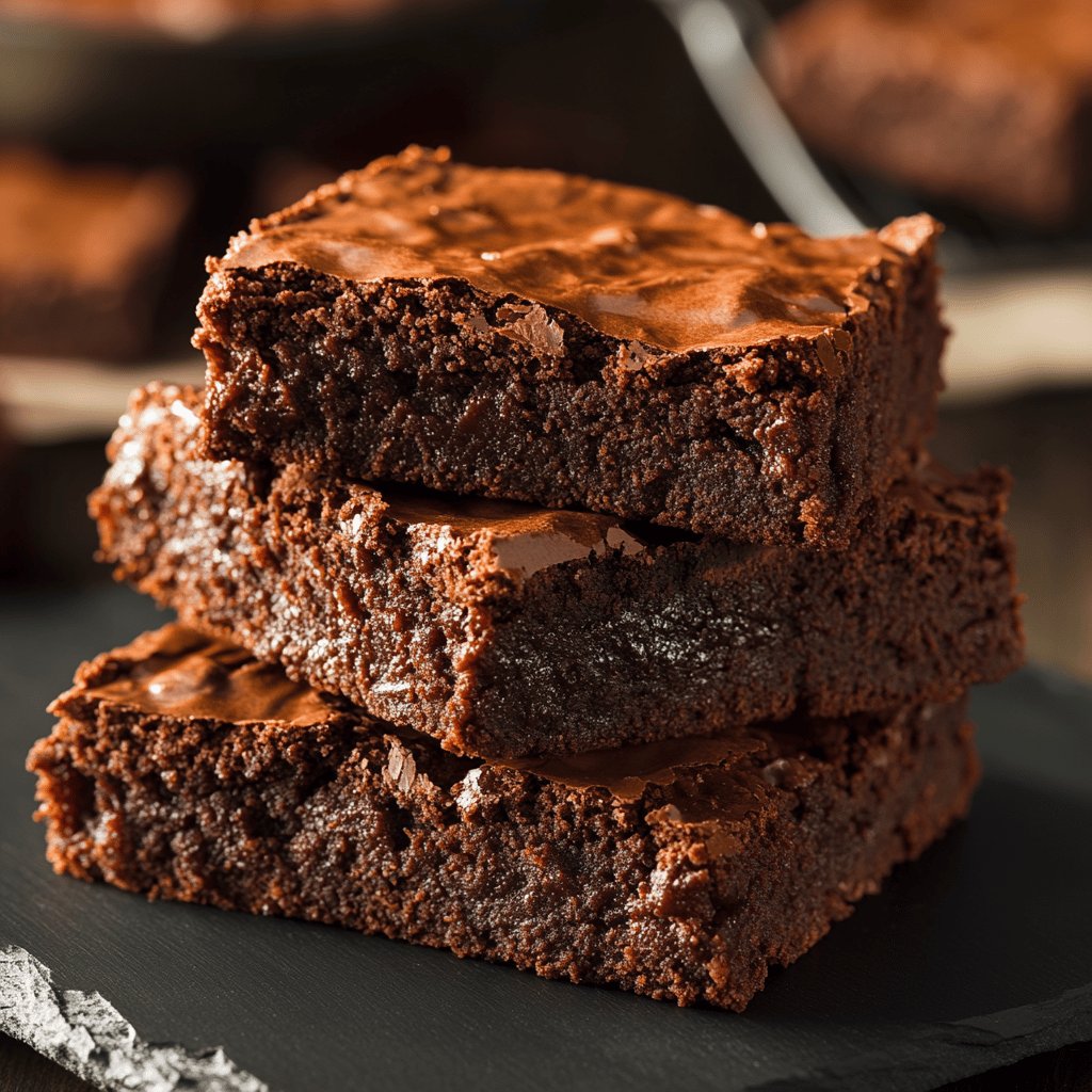 Brownie Fácil de Chocolate em Pó