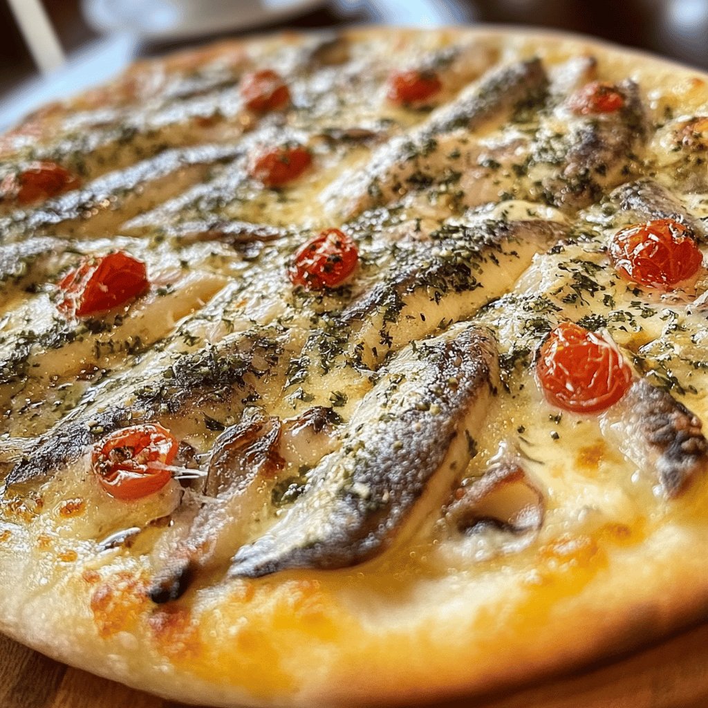 Pizza de Sardinha Deliciosa