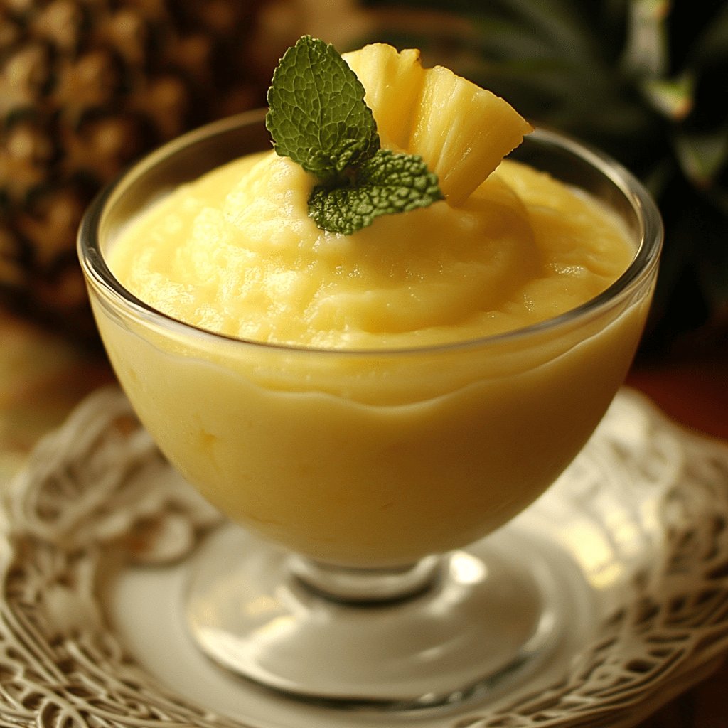 Delicioso Mousse de Abacaxi