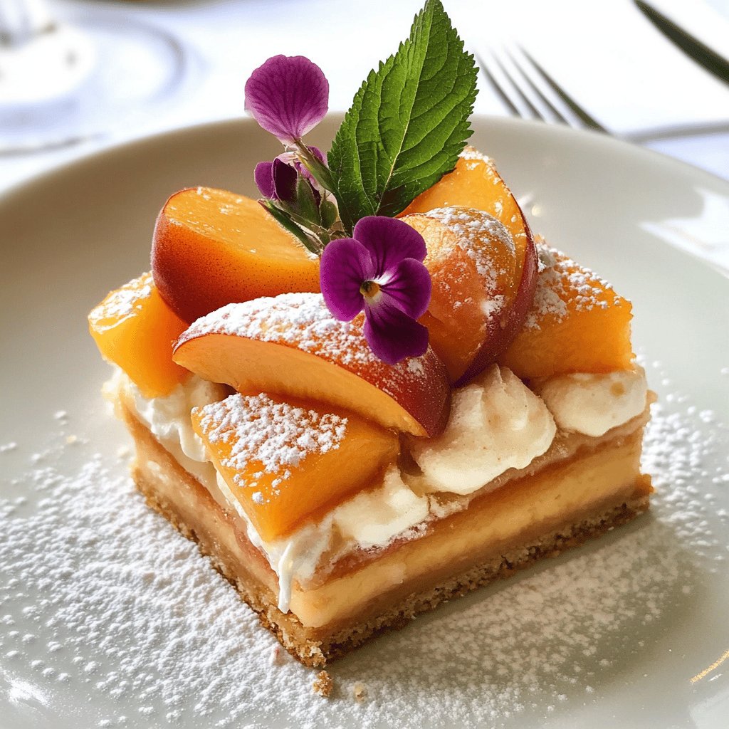 Pavê de Pêssego Delicioso