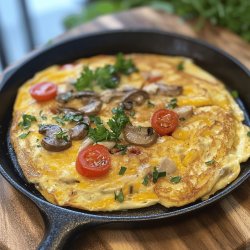 Omelete de Forno Deliciosa