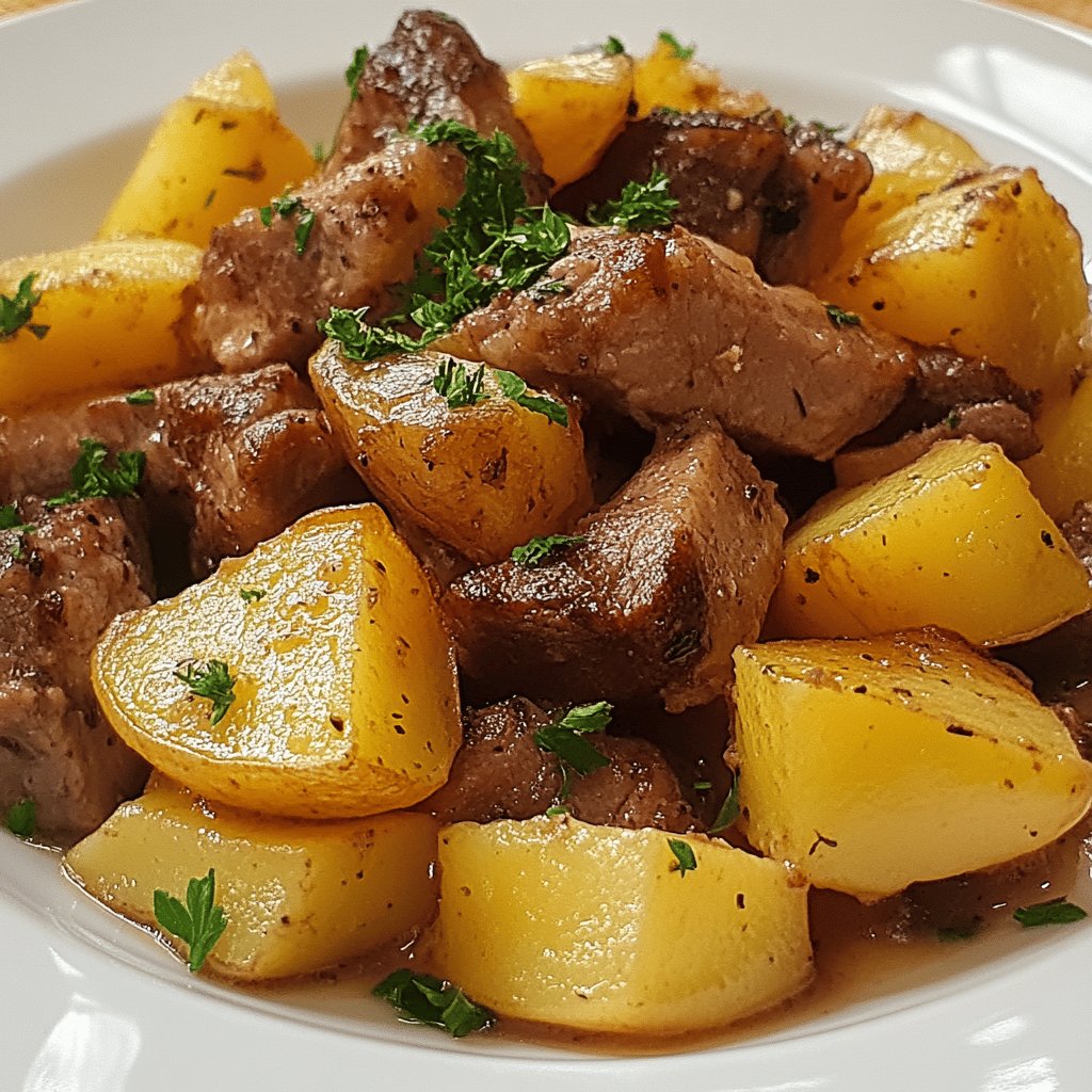 Carne Moída com Batata