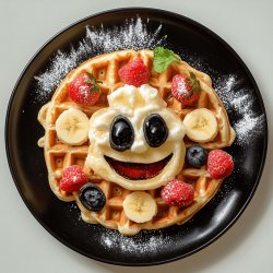 Waffle Divertido para Crianças