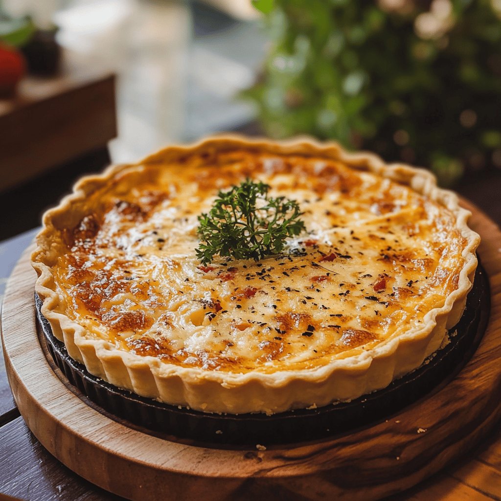 Quiche de Frango e Palmito