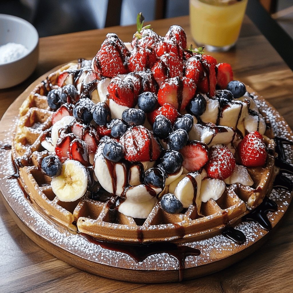 Waffle Caseiro Delicioso