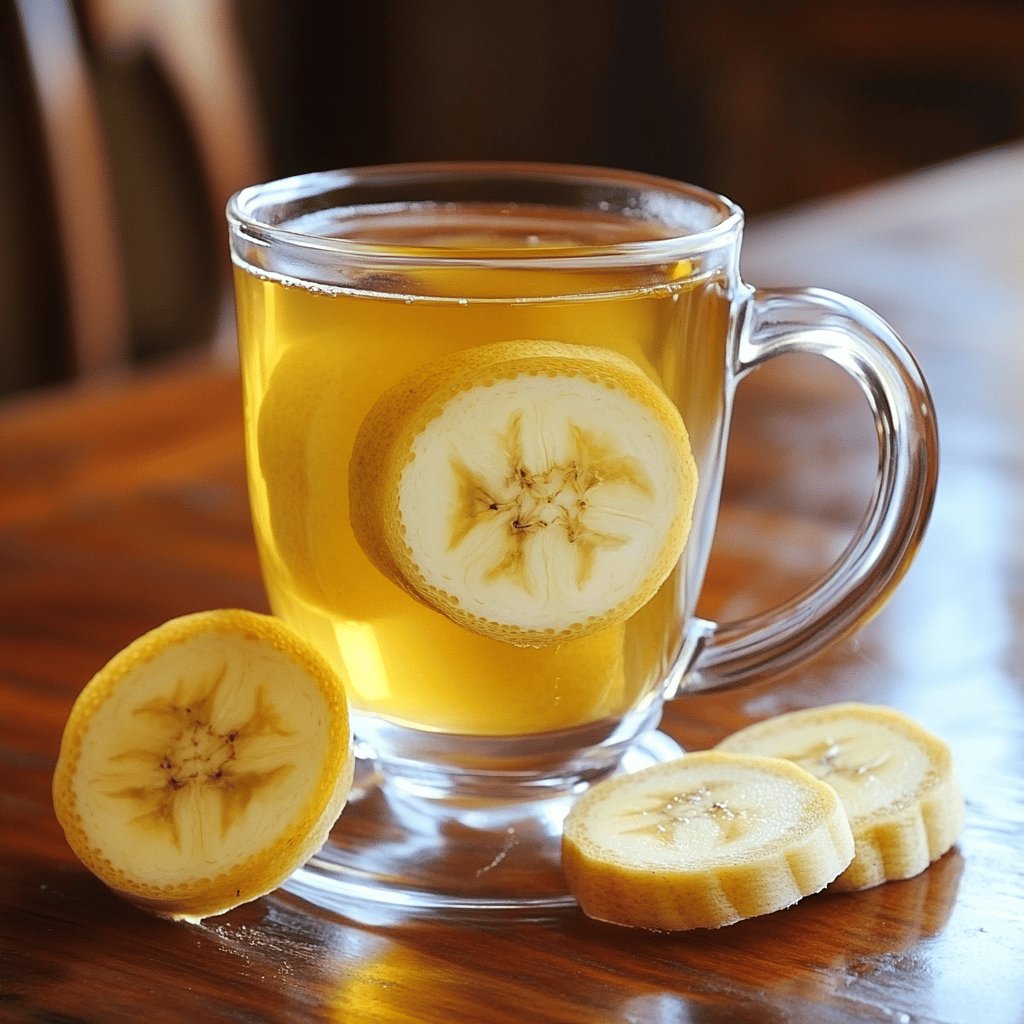 Chá de Banana Delicioso