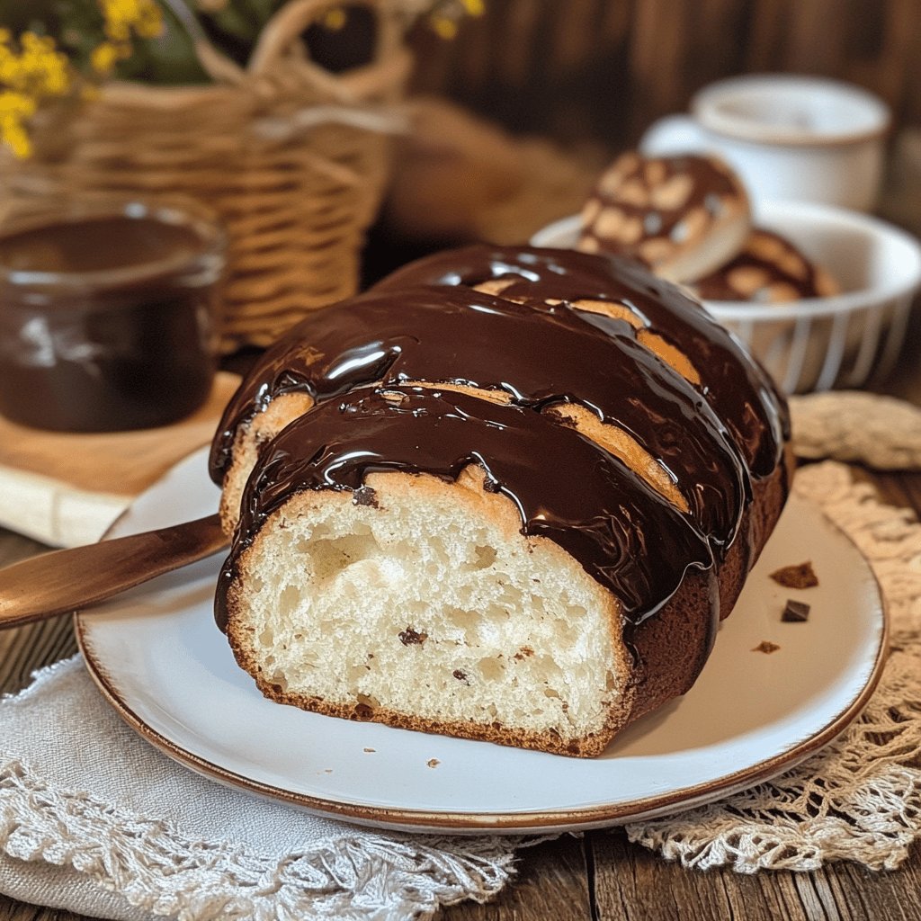 Pão de Ló de Chocolate com Recheio