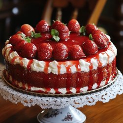 Torta de Morango Deliciosa