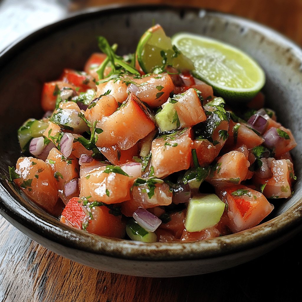 Ceviche de Salmão