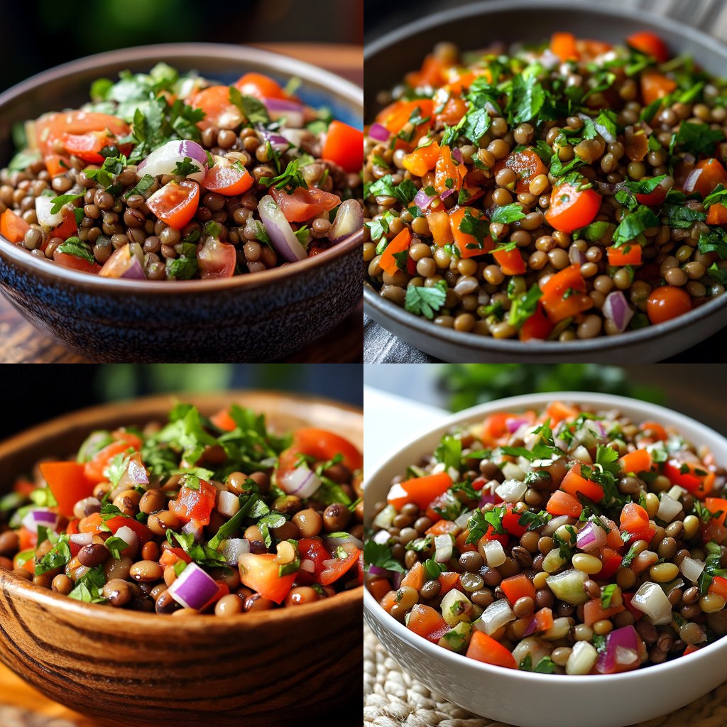 Salada de Lentilha Refrescante