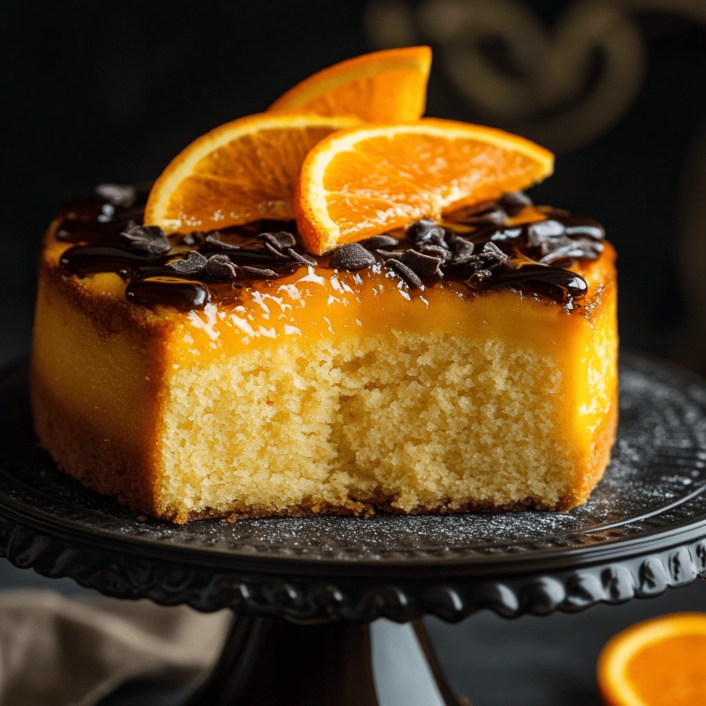 Bolo de Laranja com Cobertura